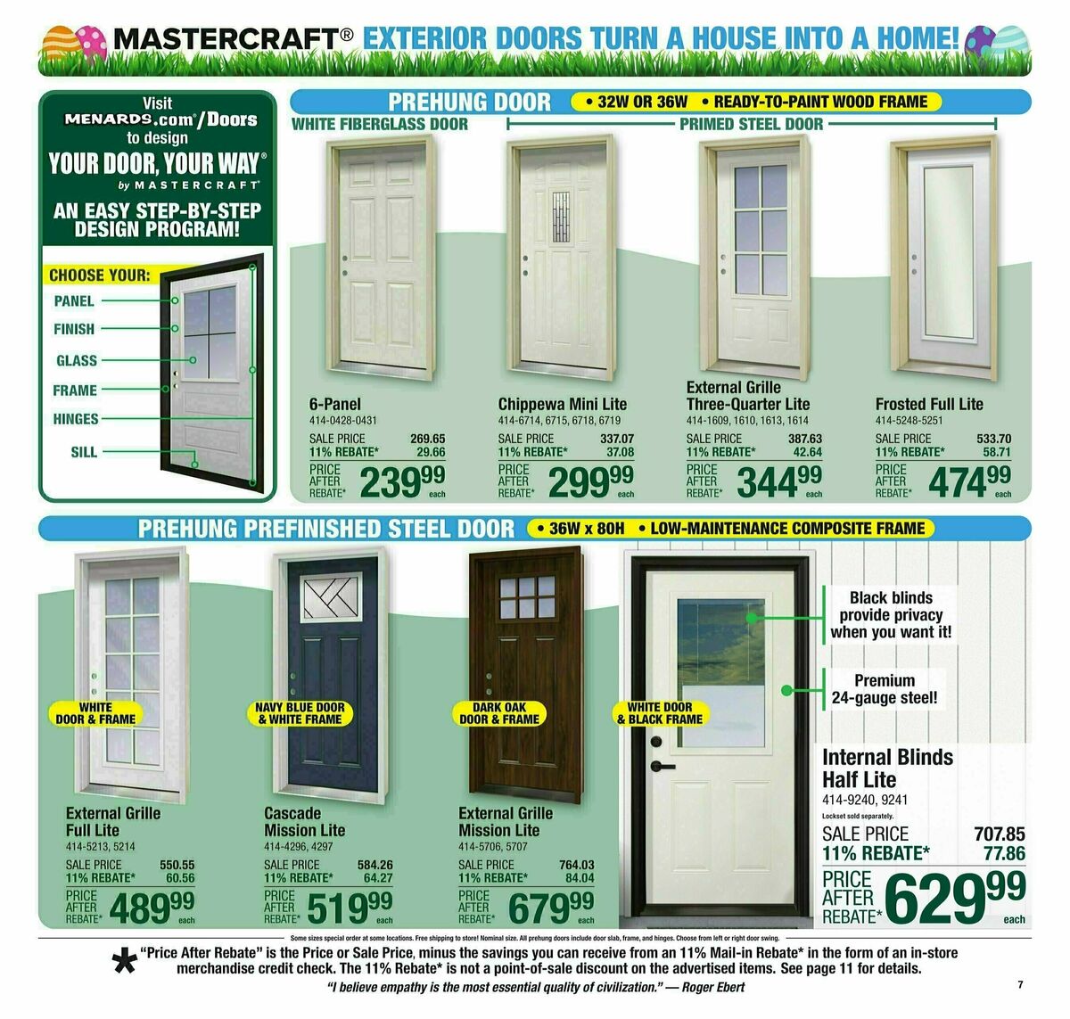 Menards Weekly Ad from April 9