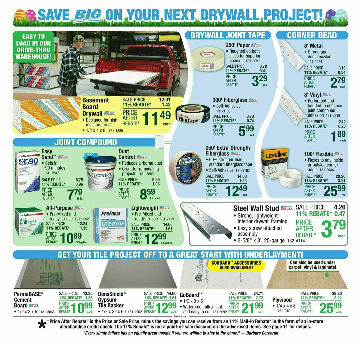 Menards Weekly Ad from April 9