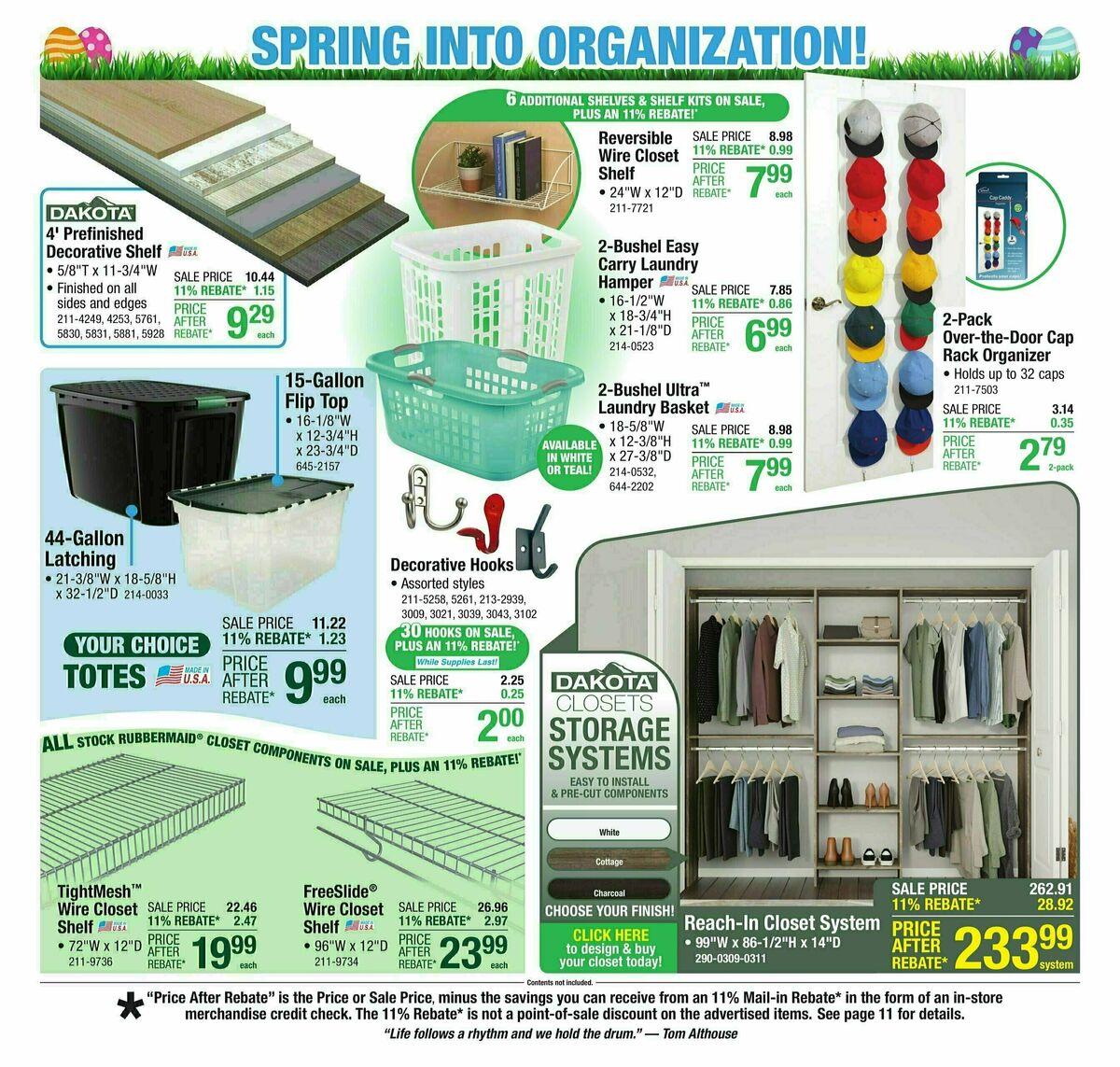 Menards Weekly Ad from April 9