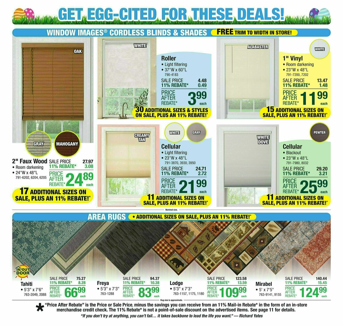 Menards Weekly Ad from April 9