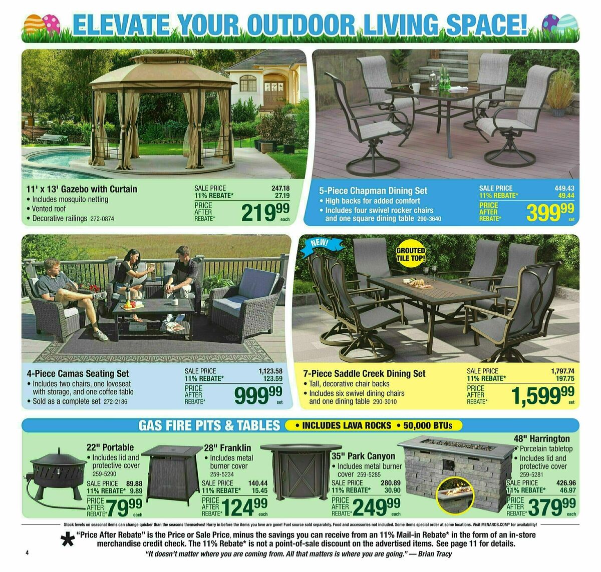 Menards Weekly Ad from April 9