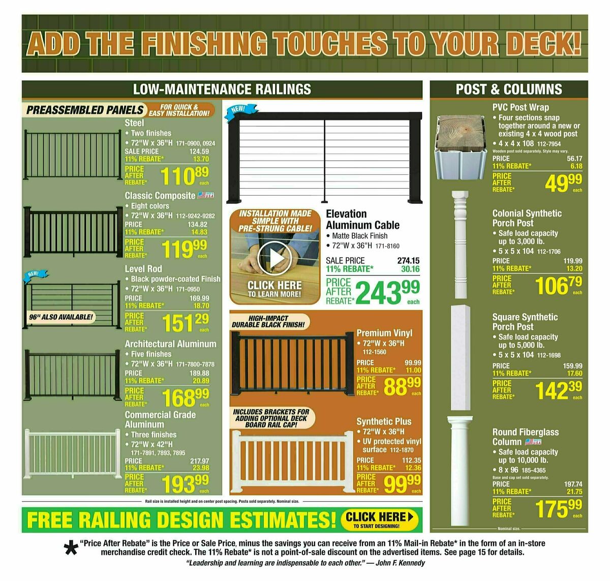 Menards Weekly Ad from April 16
