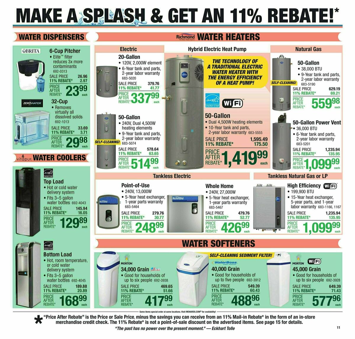 Menards Weekly Ad from April 16