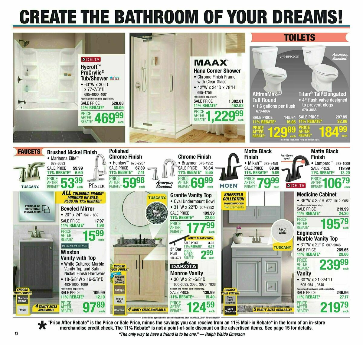 Menards Weekly Ad from April 16