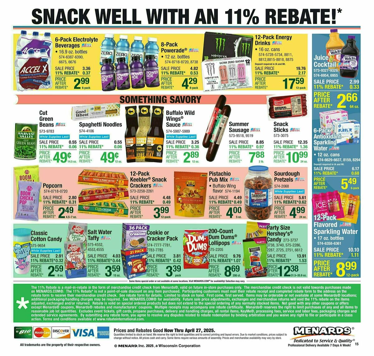 Menards Weekly Ad from April 16