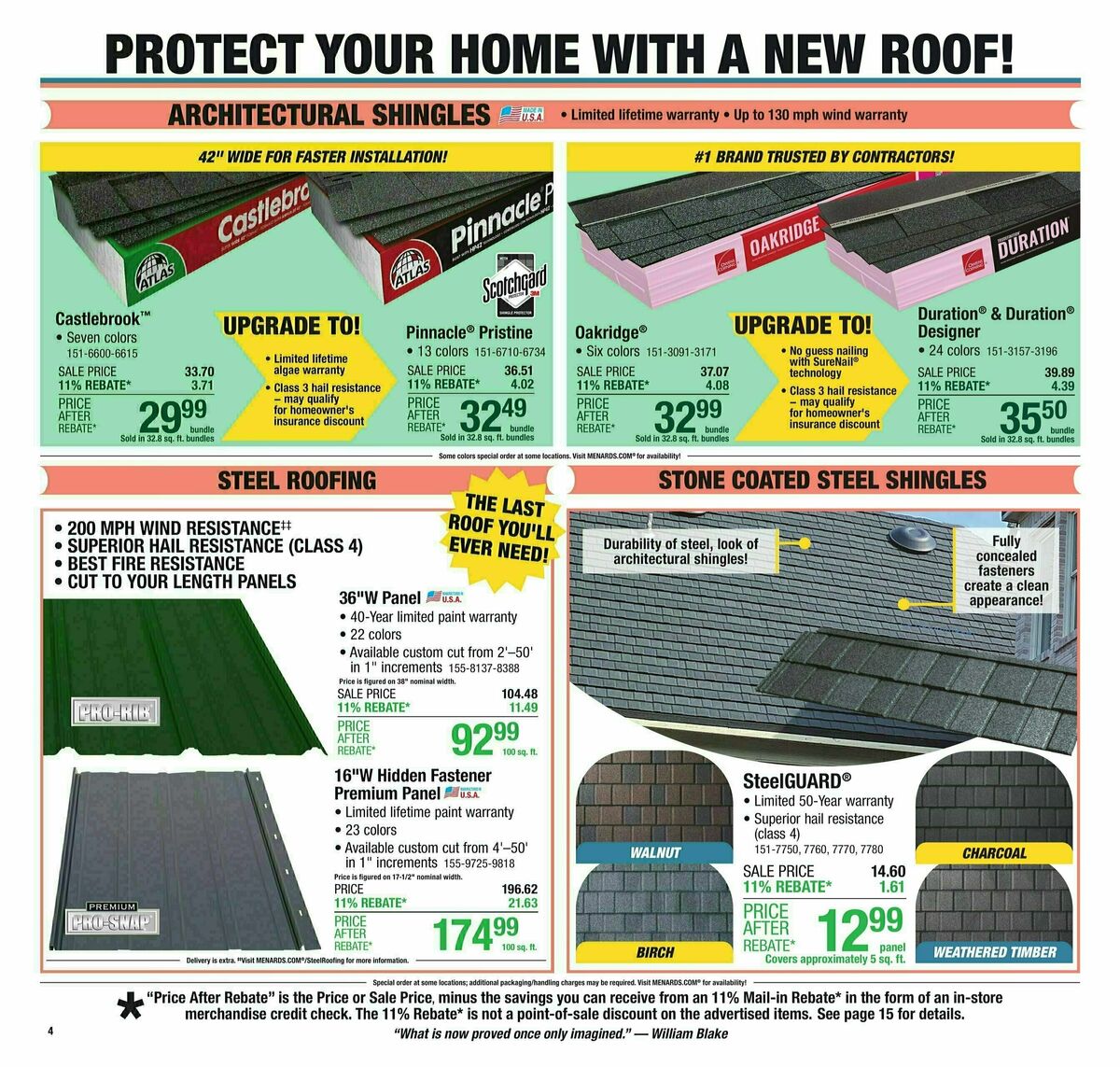 Menards Weekly Ad from April 16