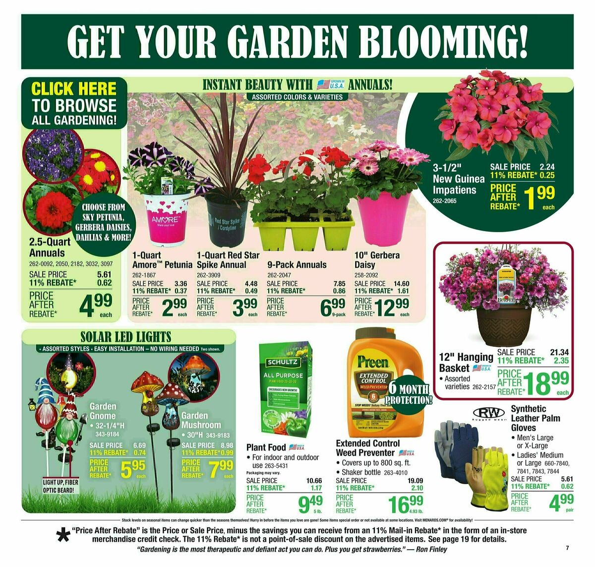 Menards Weekly Ad from April 23