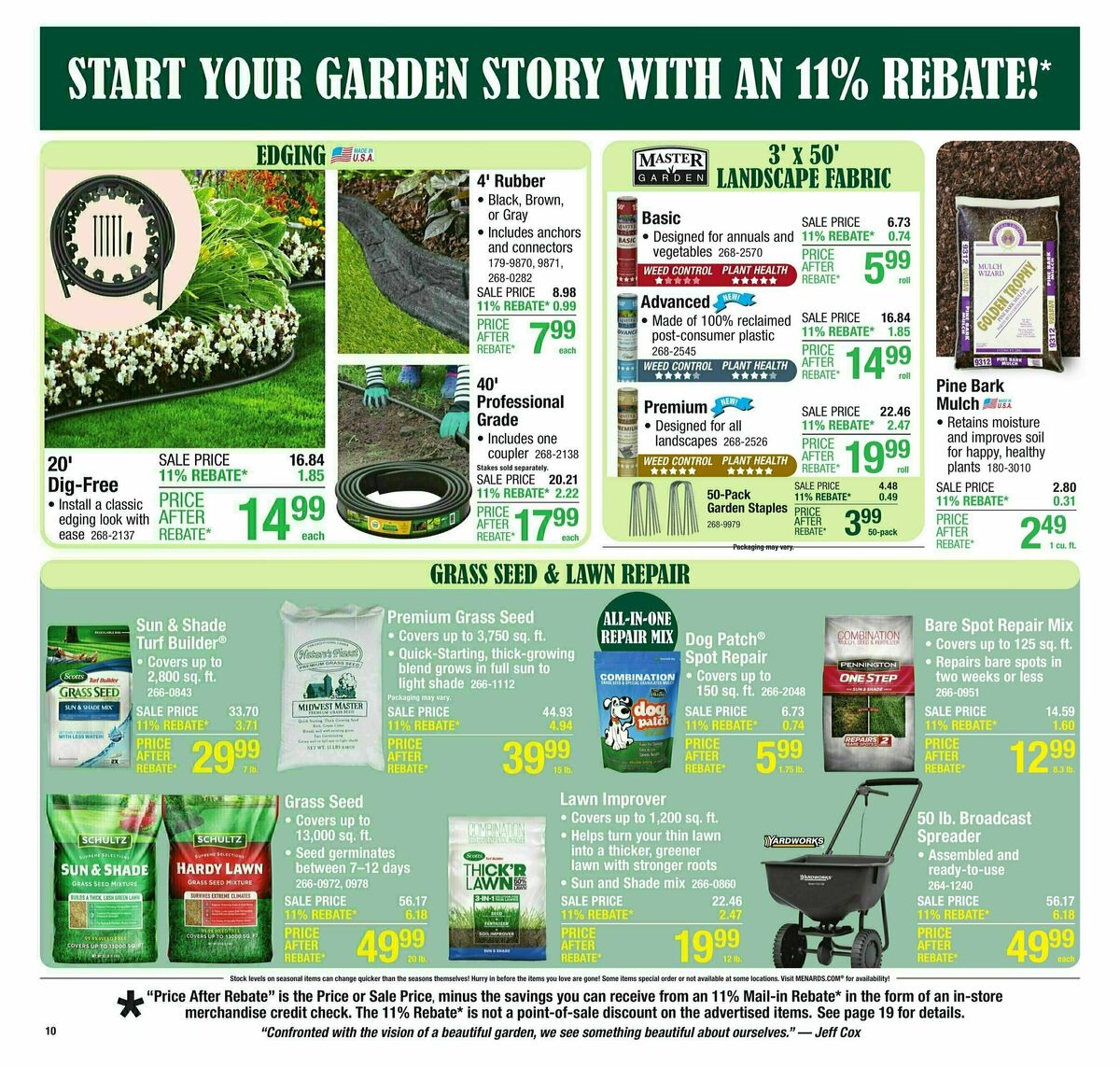 Menards Weekly Ad from April 23