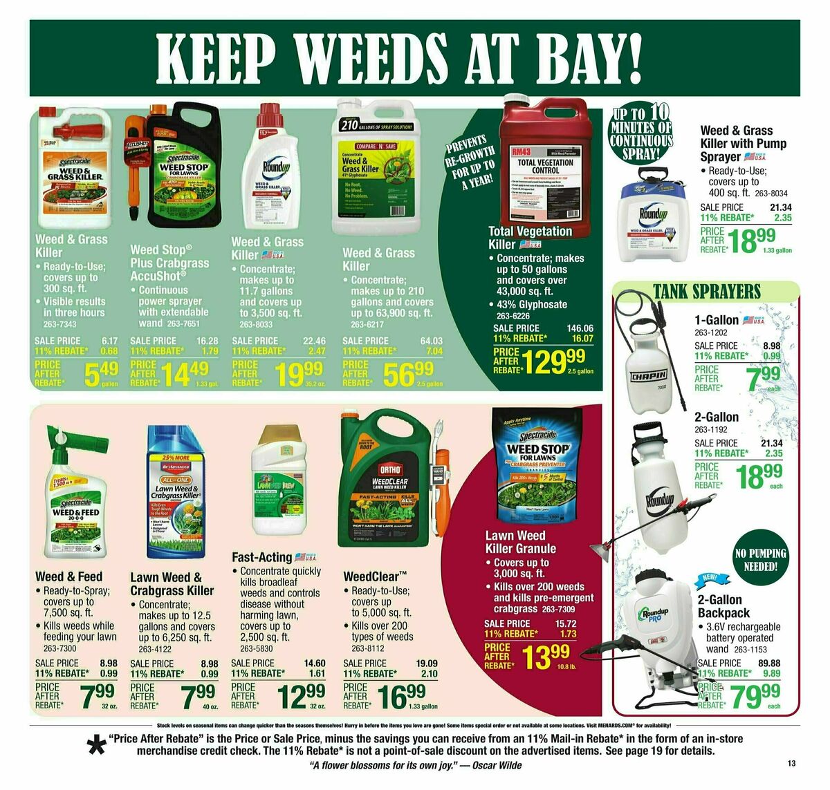 Menards Weekly Ad from April 23