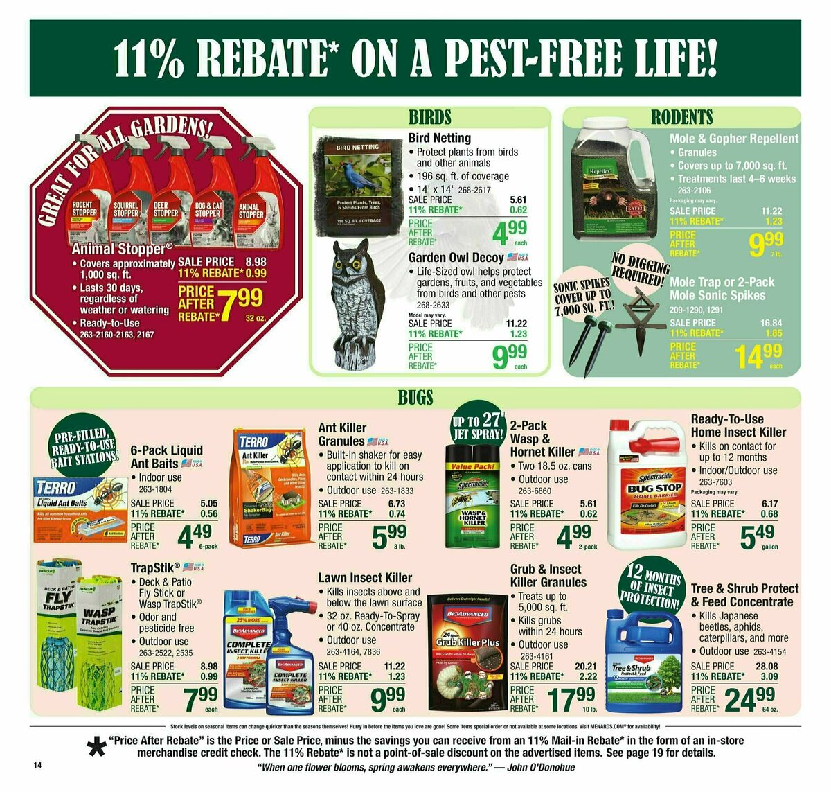 Menards Weekly Ad from April 23