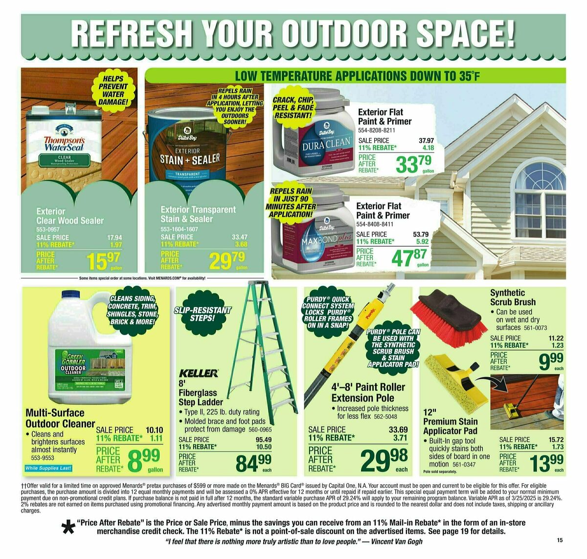 Menards Weekly Ad from April 23