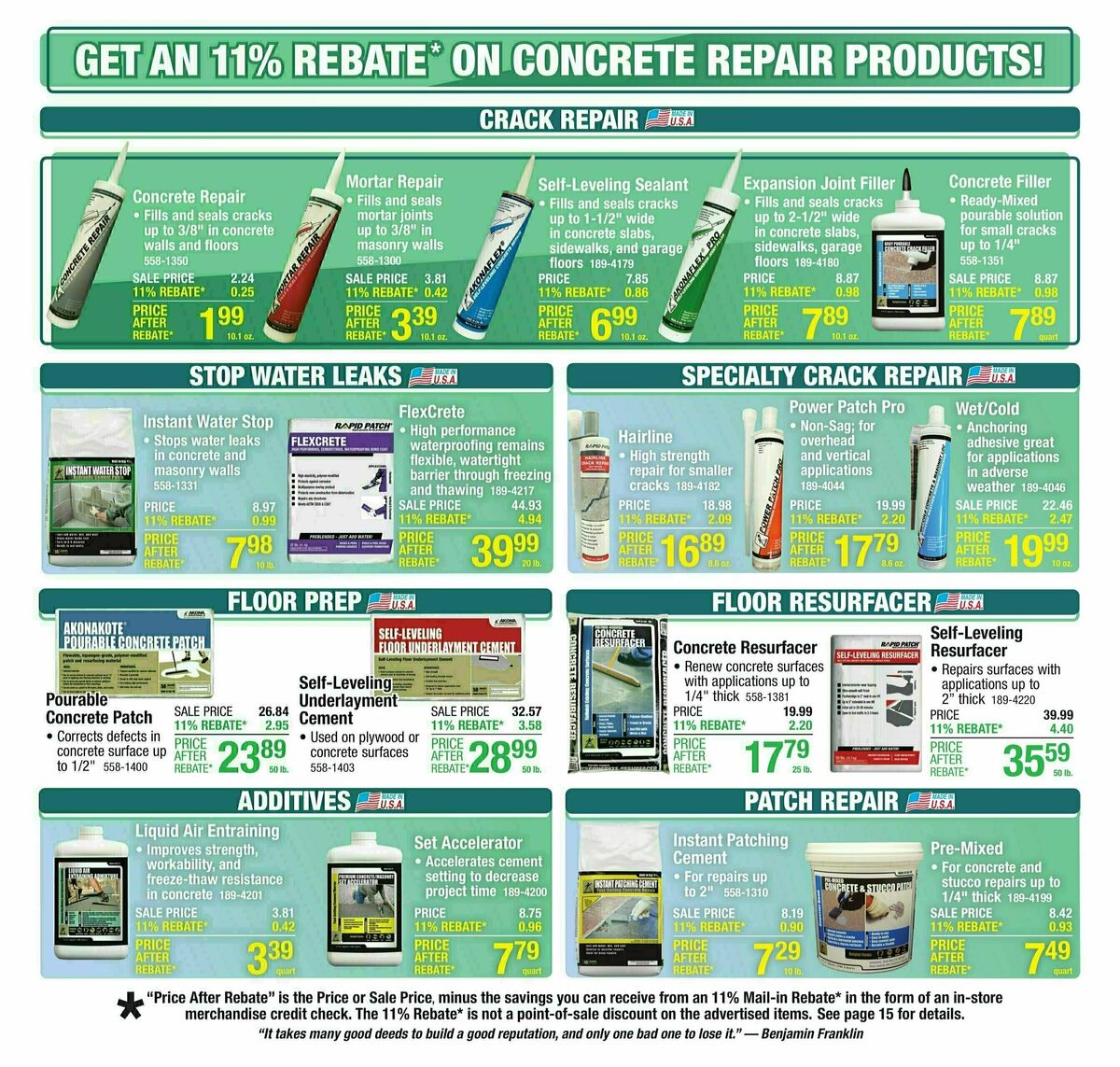 Menards Weekly Ad from April 30