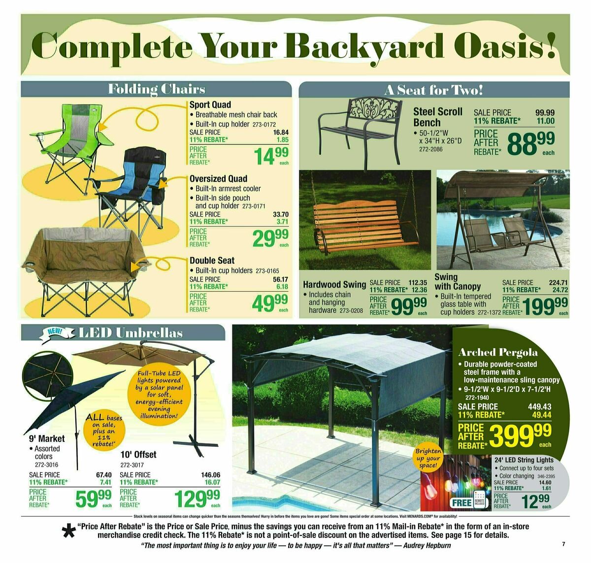 Menards Weekly Ad from April 30