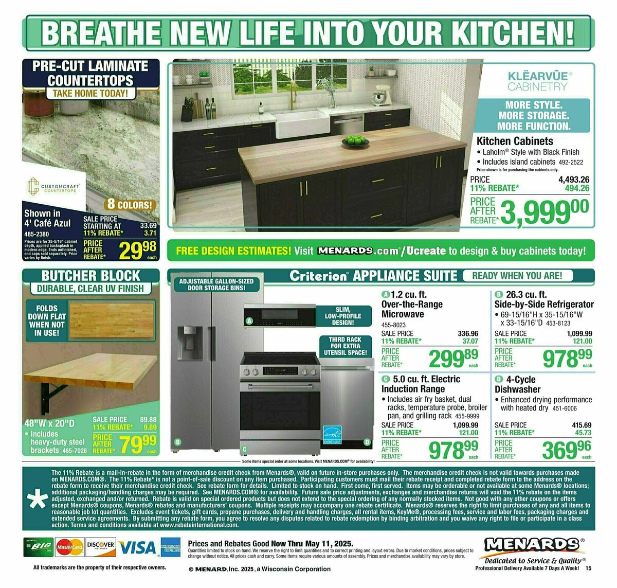 Menards Weekly Ad from April 30
