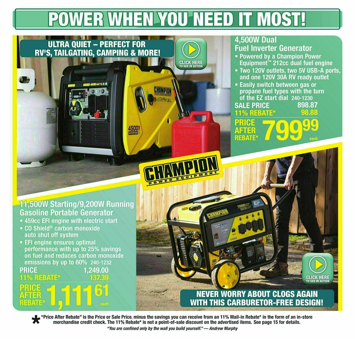 Menards Weekly Ad from April 30