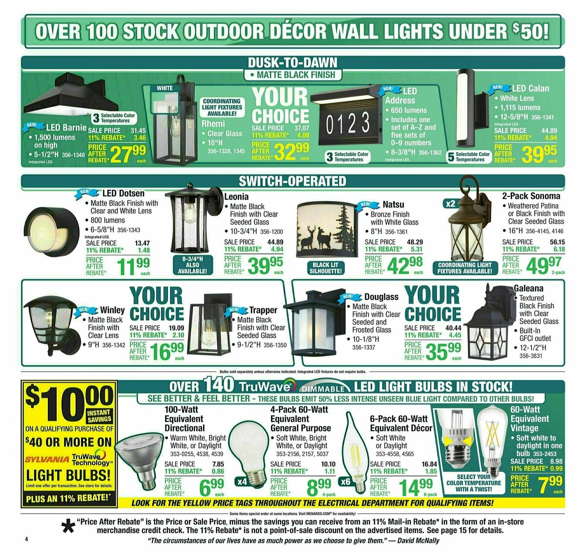 Menards Weekly Ad from April 30