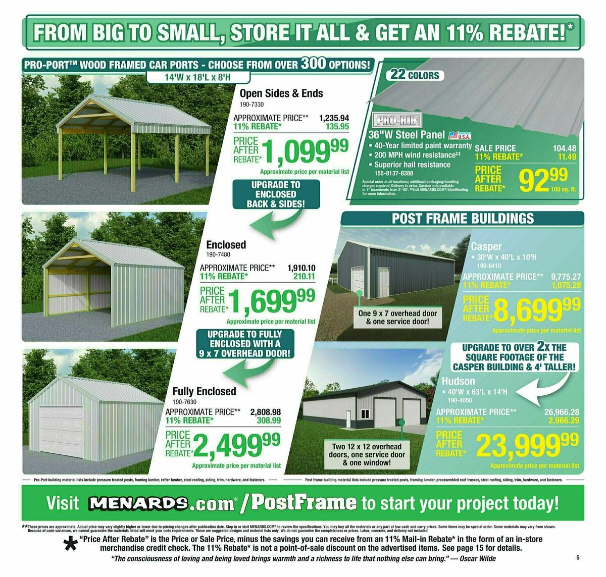 Menards Weekly Ad from April 30