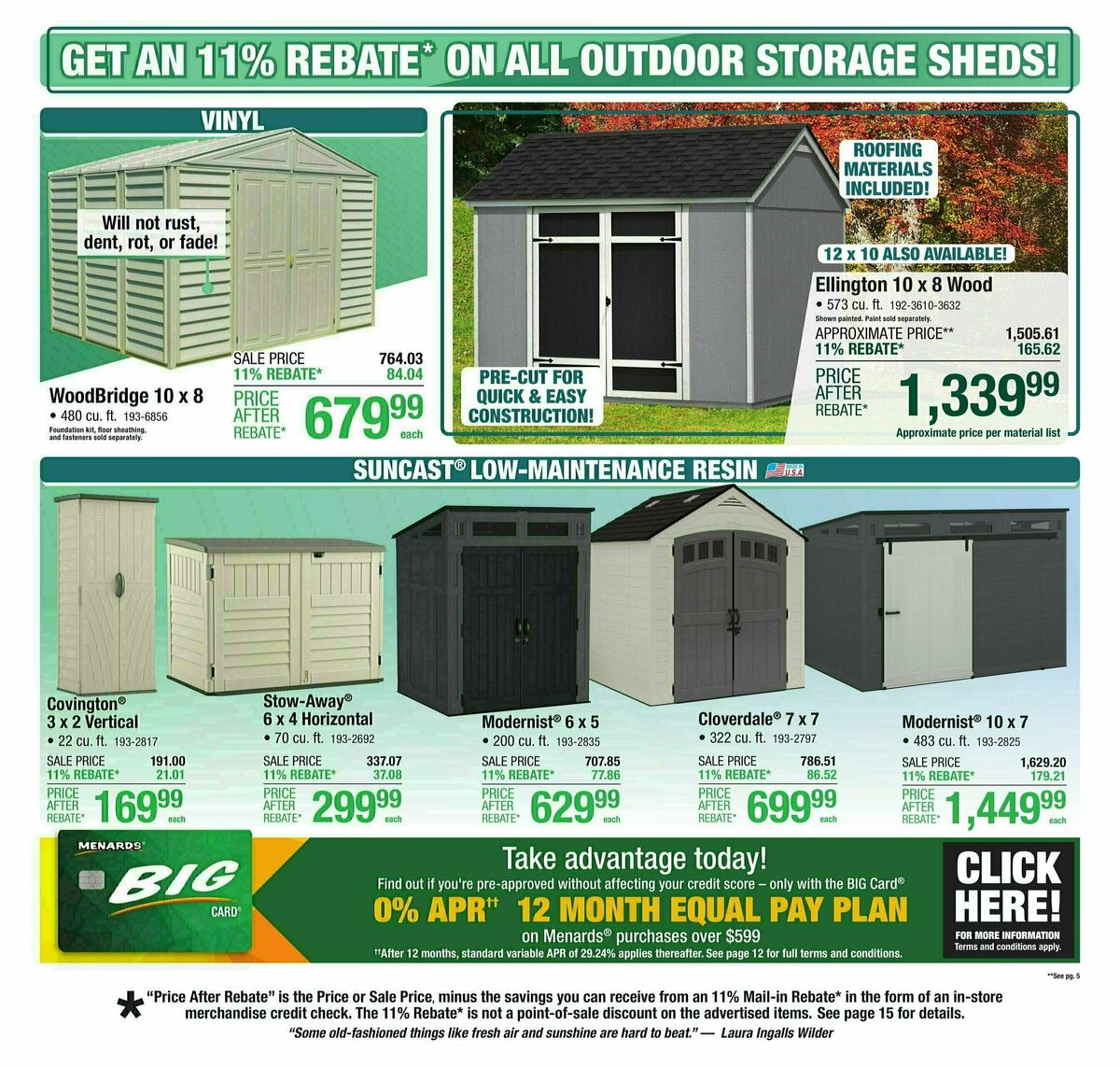 Menards Weekly Ad from April 30