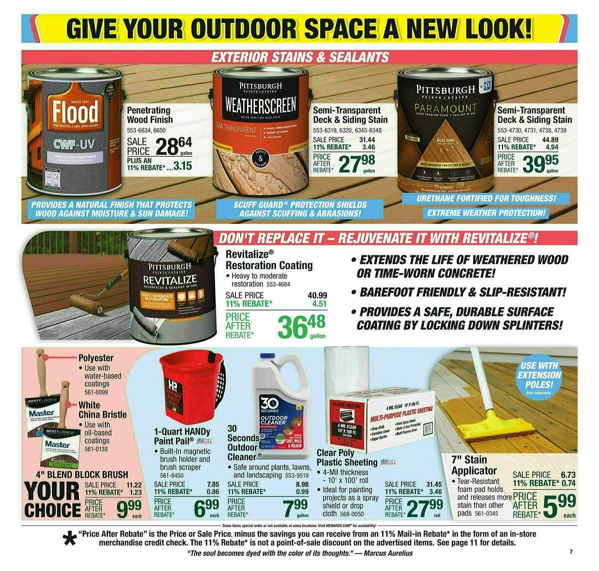 Menards Weekly Ad from May 7