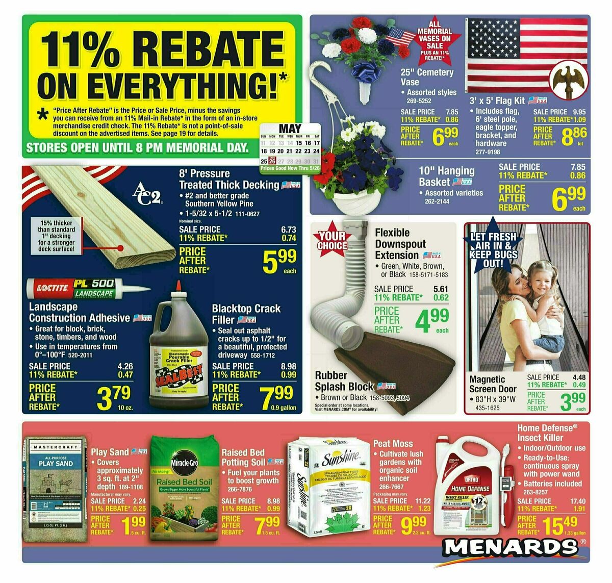 Menards Weekly Ad from May 14