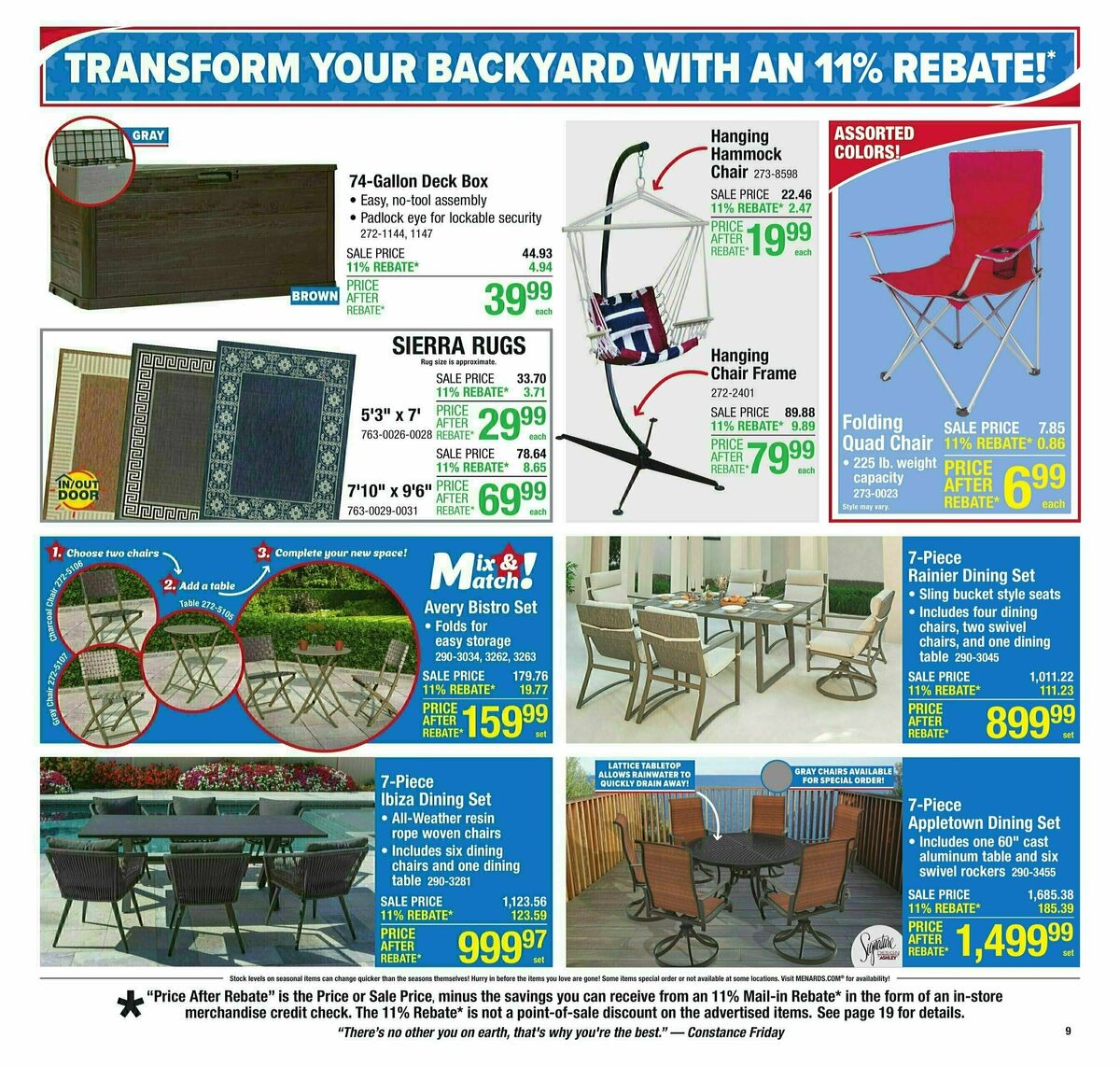 Menards Weekly Ad from May 14