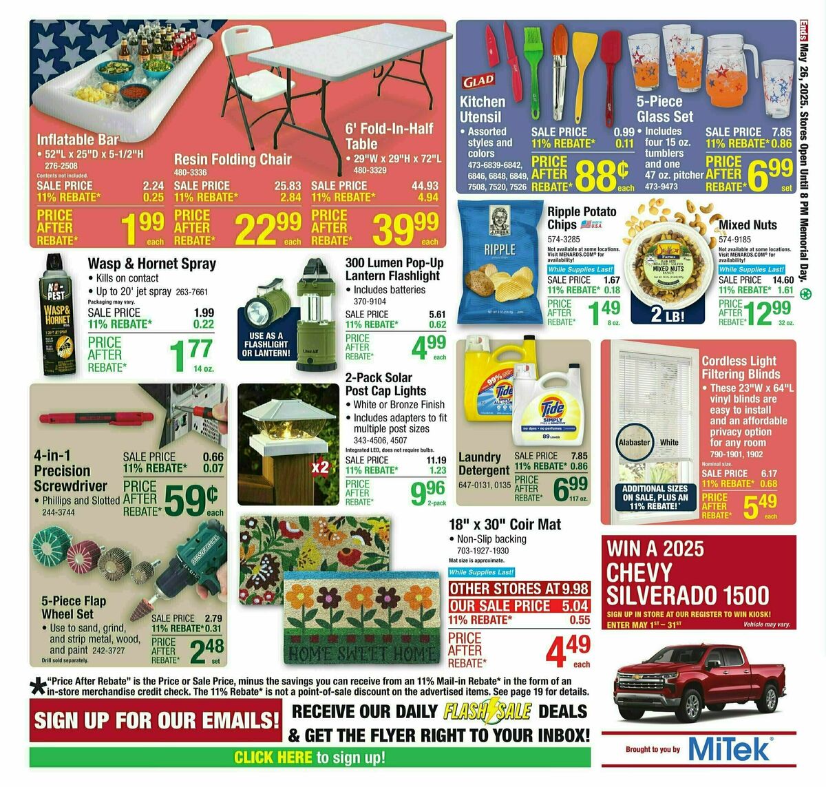 Menards Weekly Ad from May 14