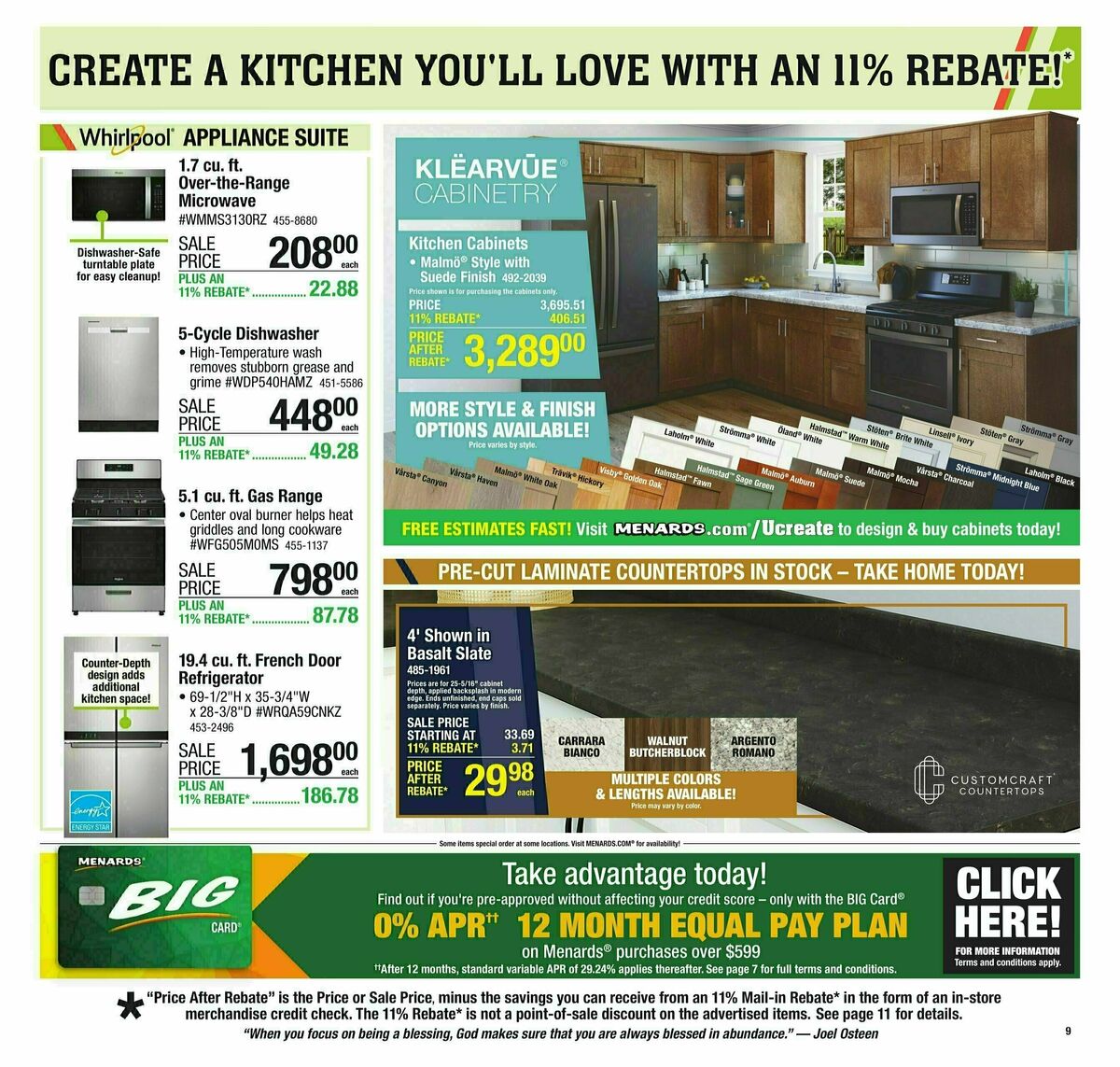Menards Weekly Ad from May 21