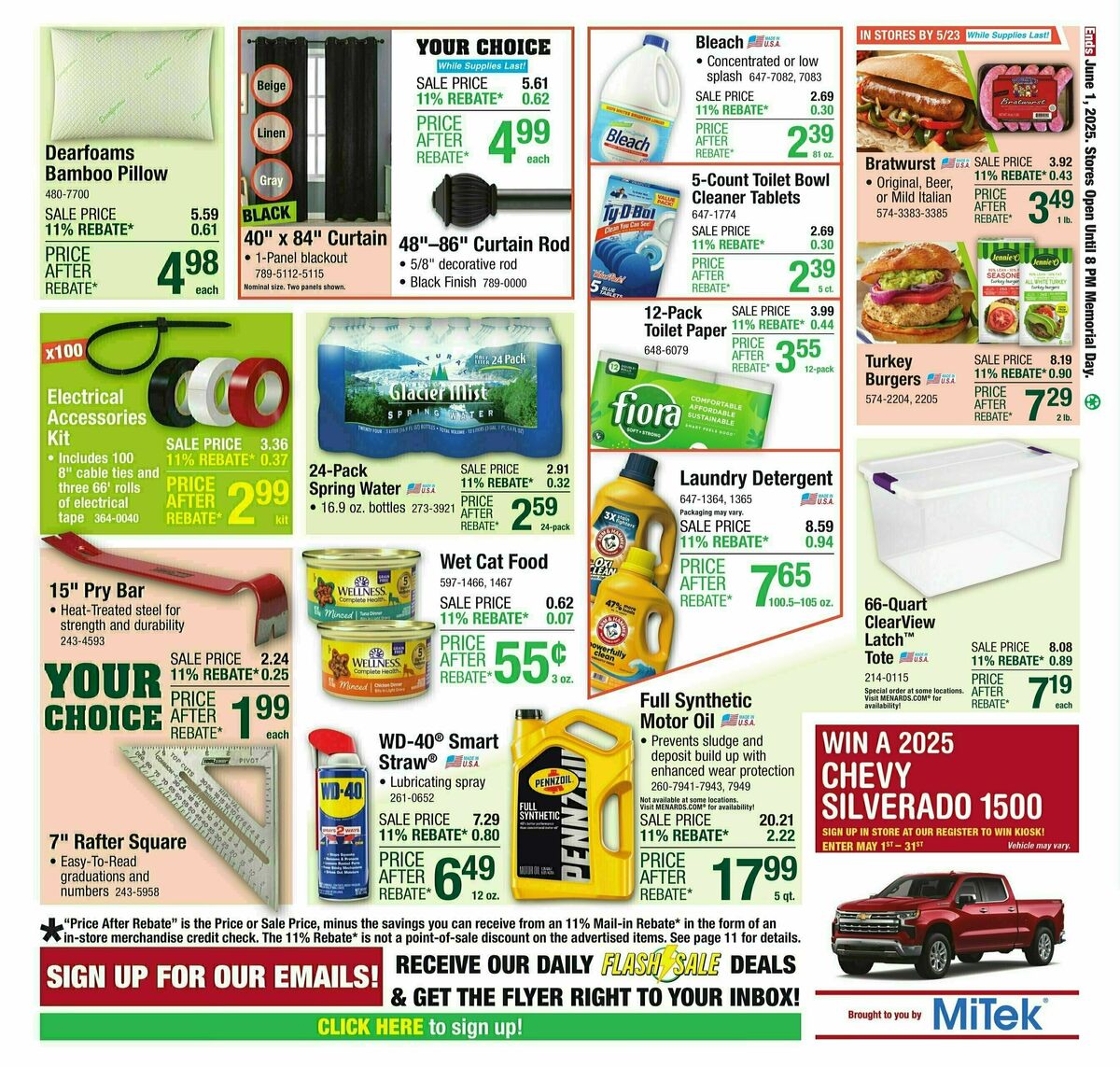 Menards Weekly Ad from May 21