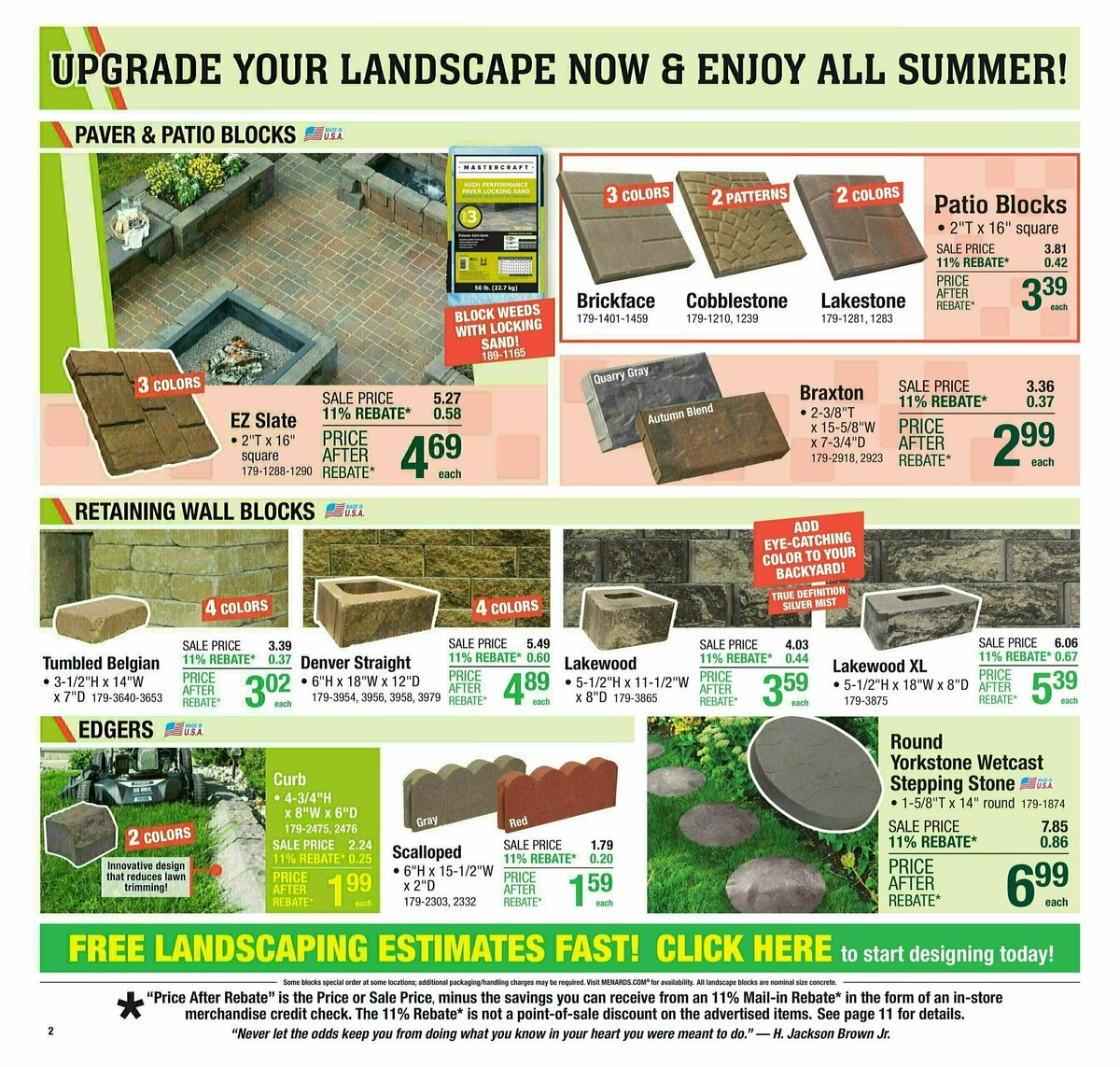 Menards Weekly Ad from May 21