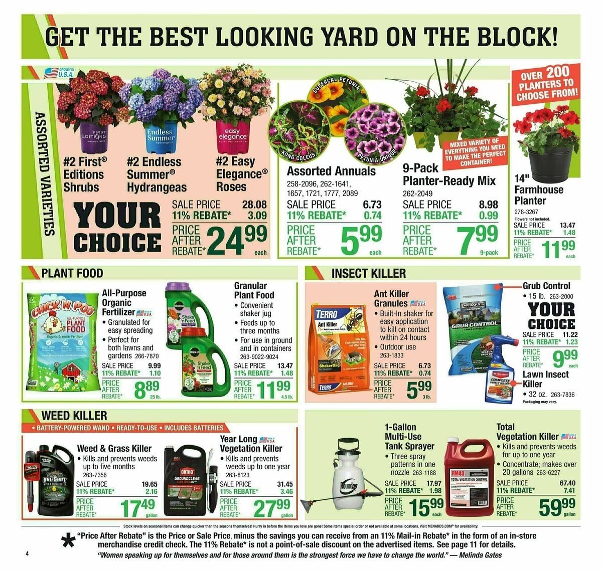 Menards Weekly Ad from May 21