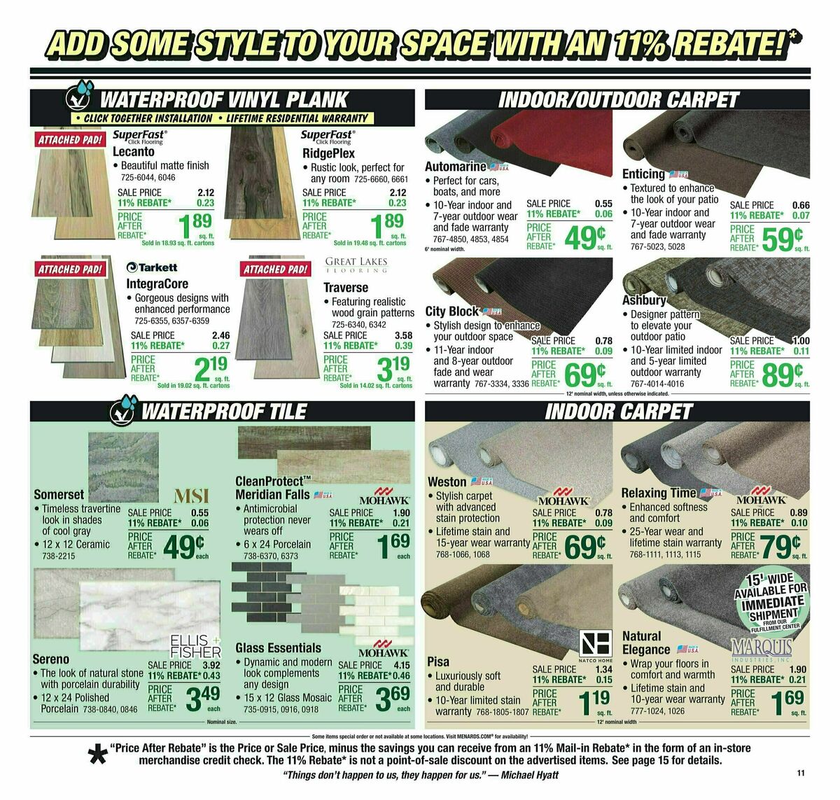 Menards Weekly Ad from June 4