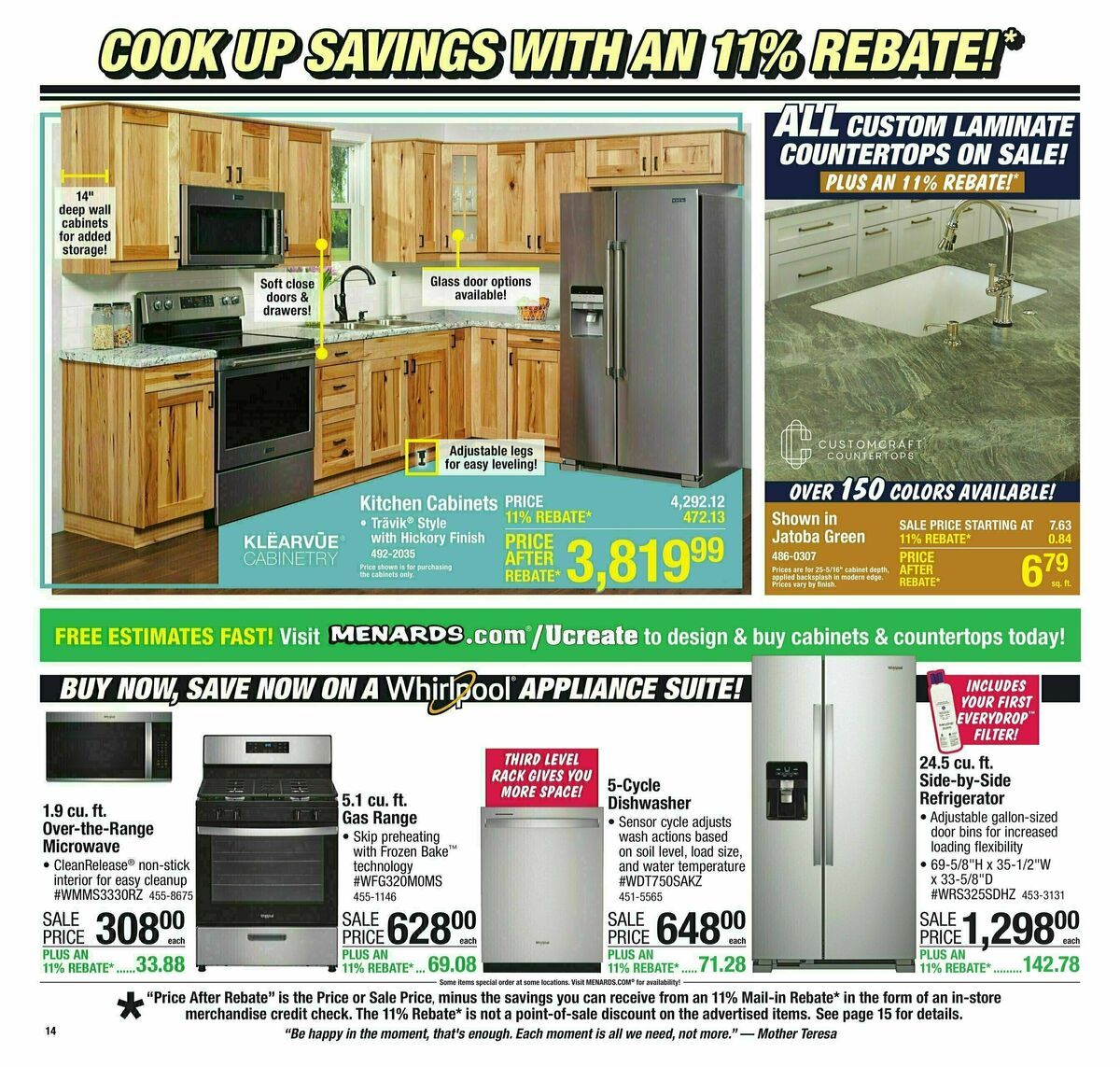 Menards Weekly Ad from June 4