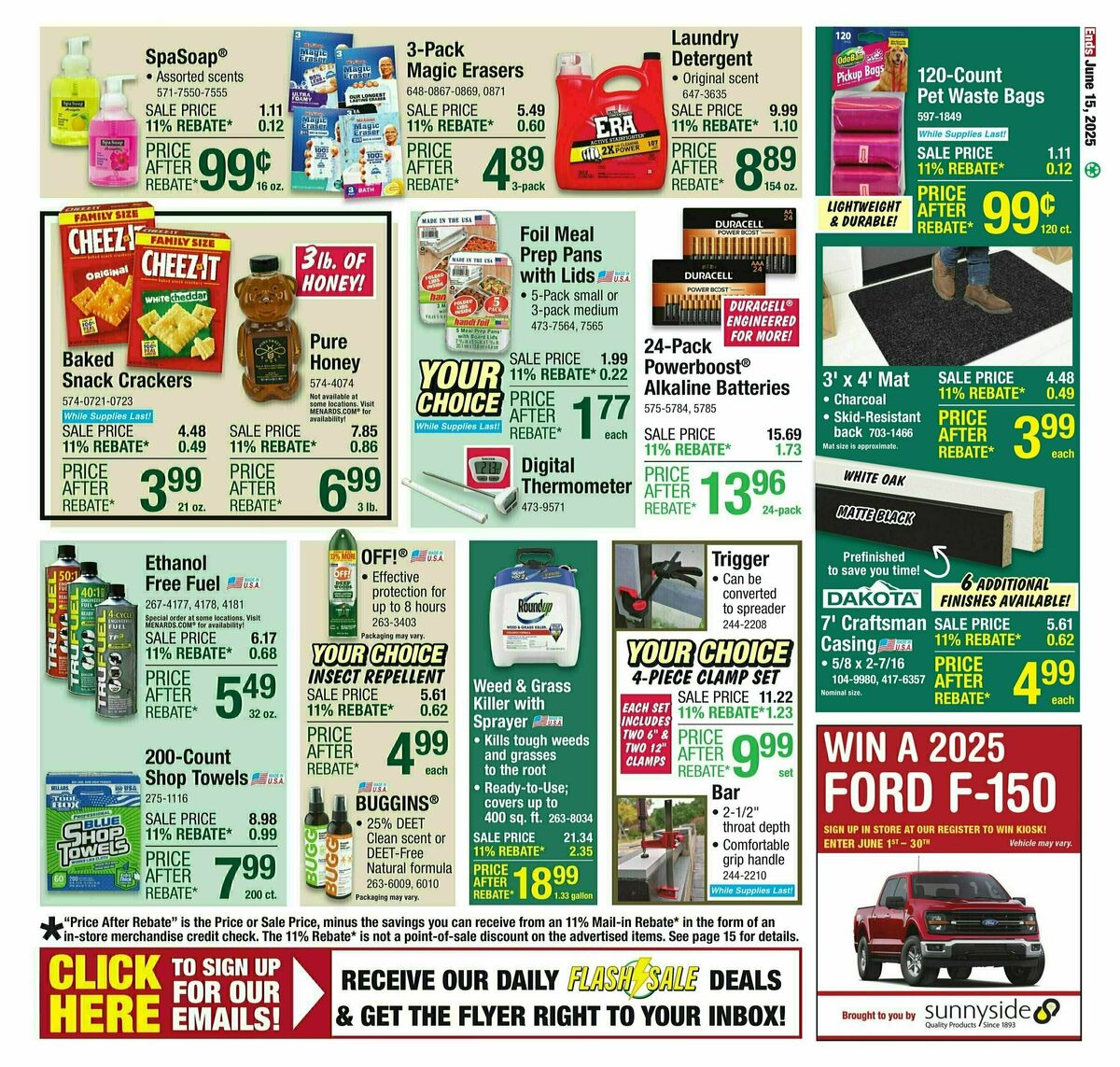 Menards Weekly Ad from June 4