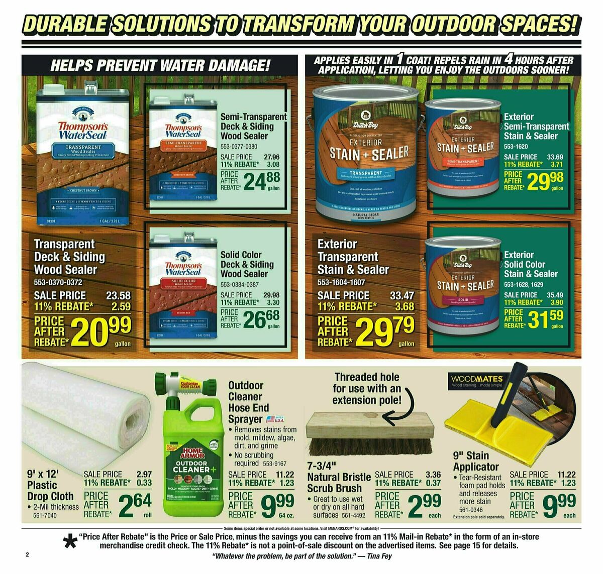 Menards Weekly Ad from June 4