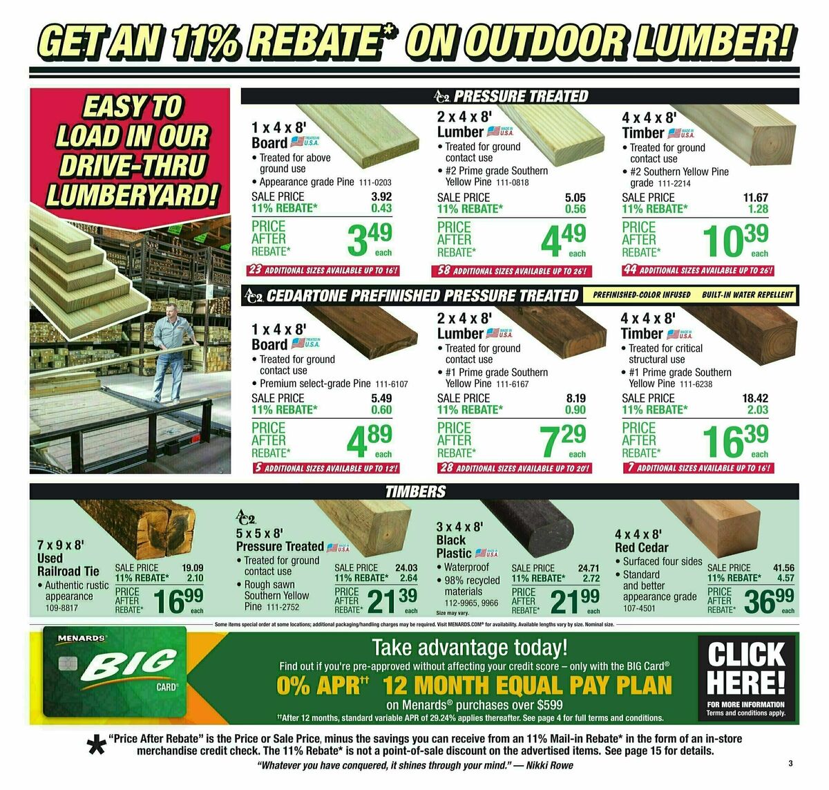 Menards Weekly Ad from June 4