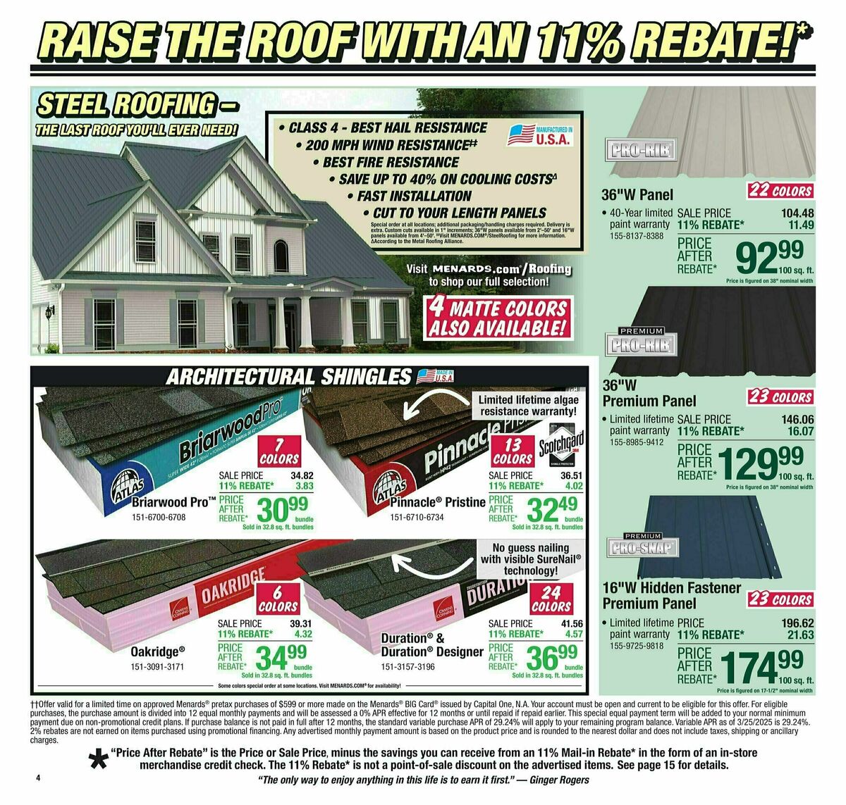 Menards Weekly Ad from June 4