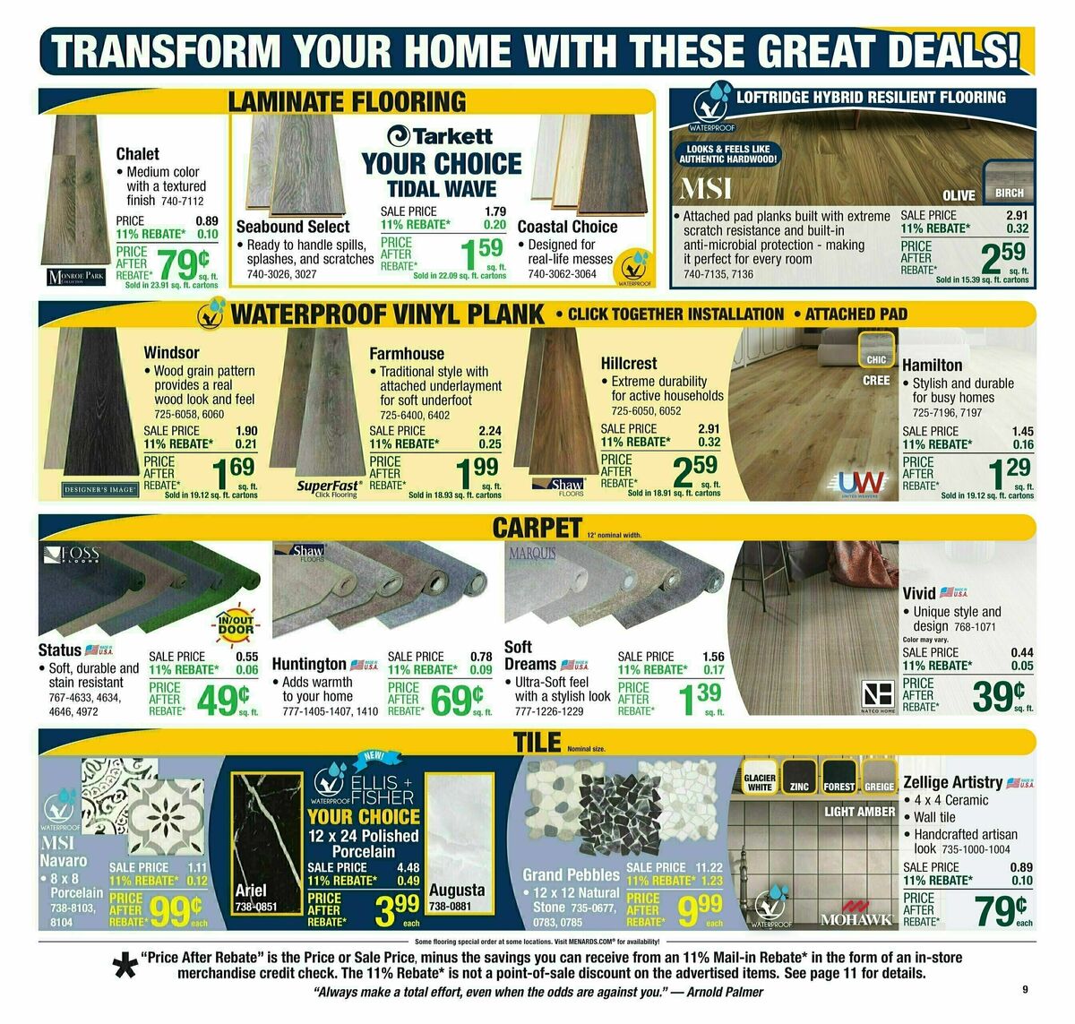 Menards Weekly Ad from June 11
