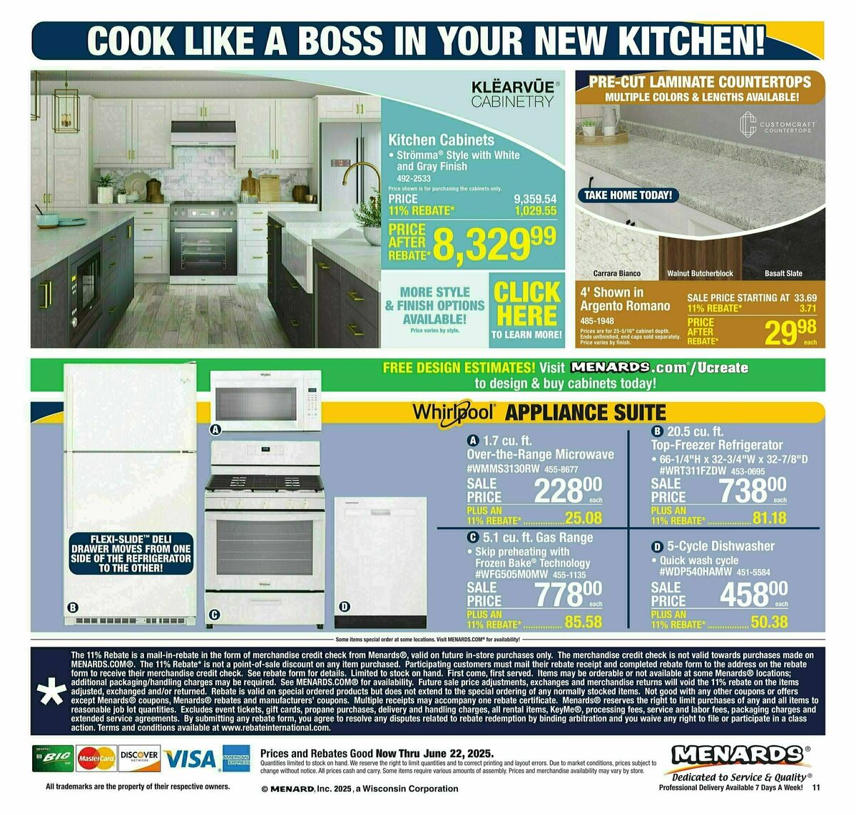 Menards Weekly Ad from June 11