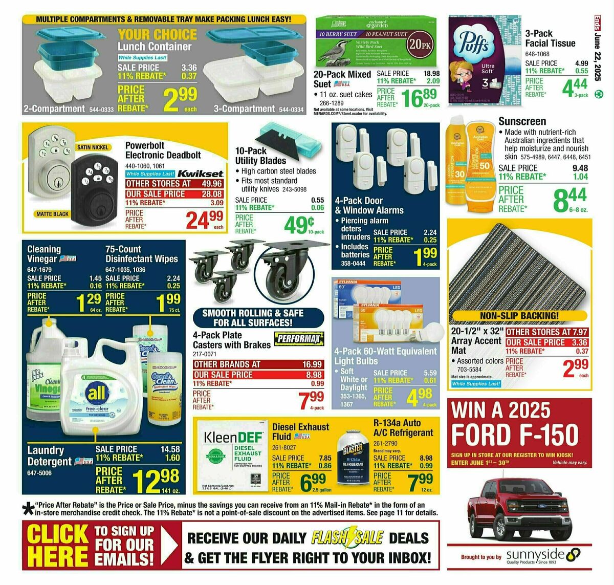 Menards Weekly Ad from June 11