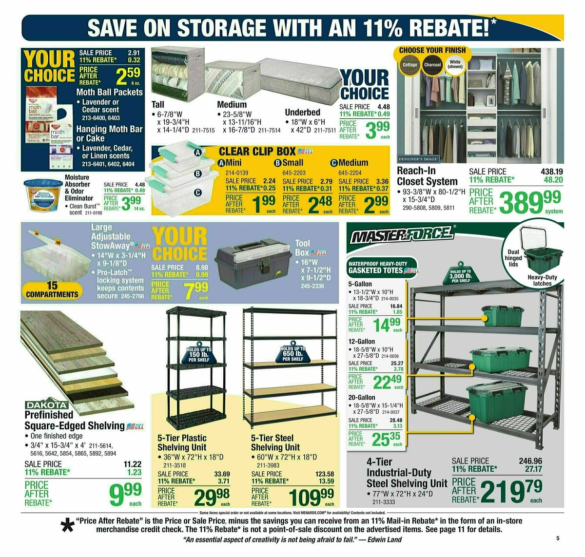 Menards Weekly Ad from June 11