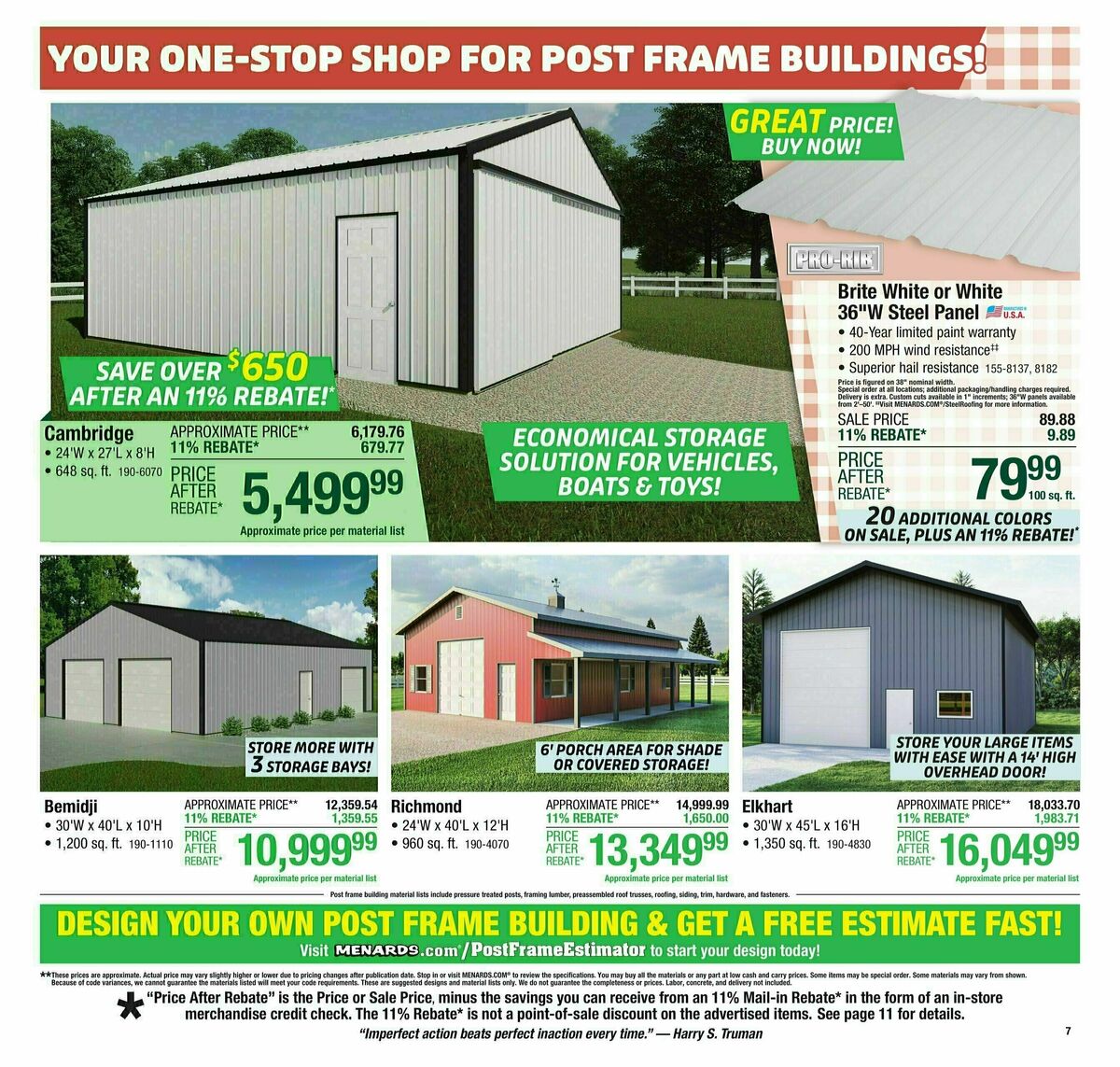 Menards Weekly Ad from June 18
