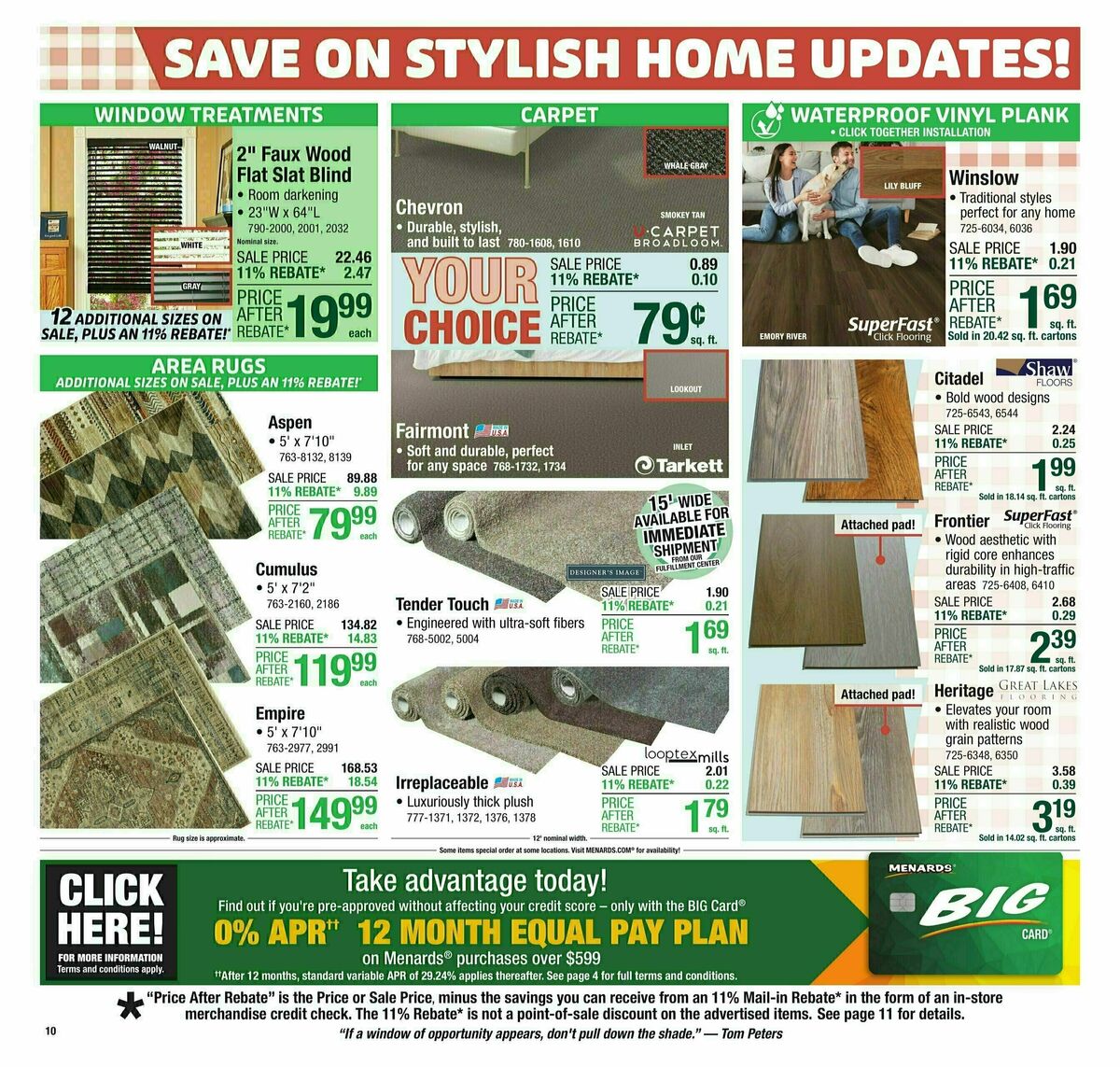 Menards Weekly Ad from June 18