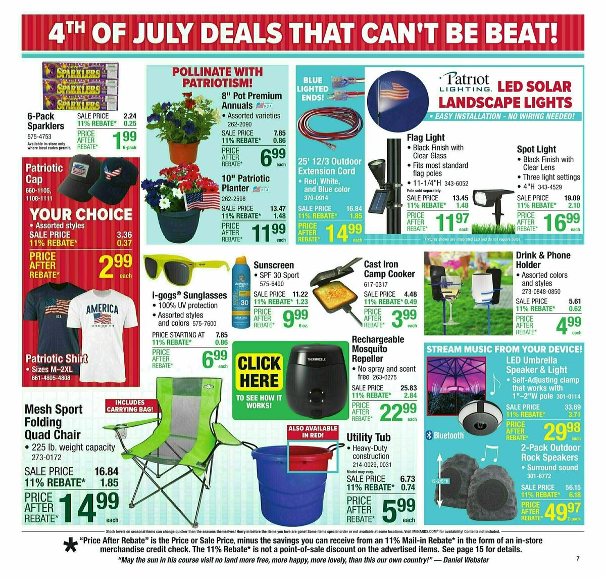 Menards Weekly Ad from June 25