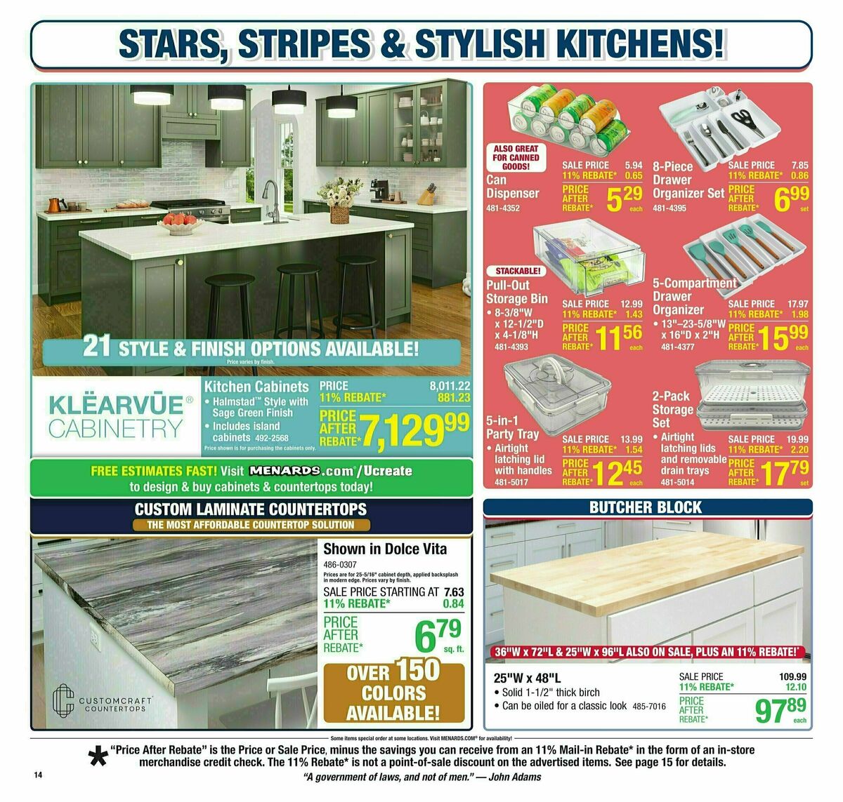 Menards Weekly Ad from June 25