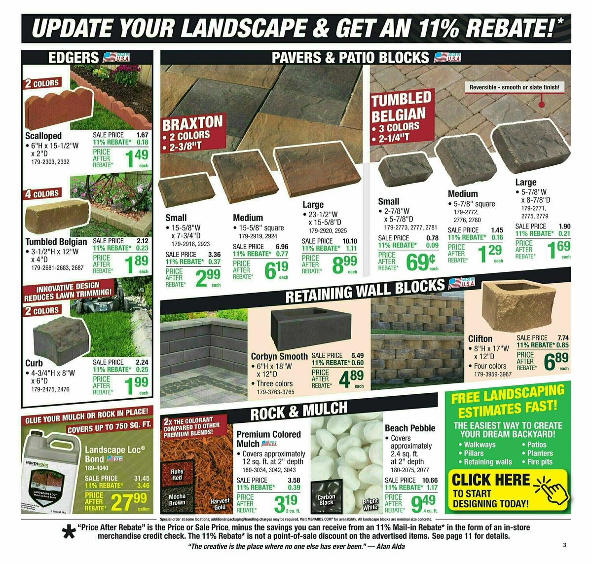 Menards Weekly Ad from July 2