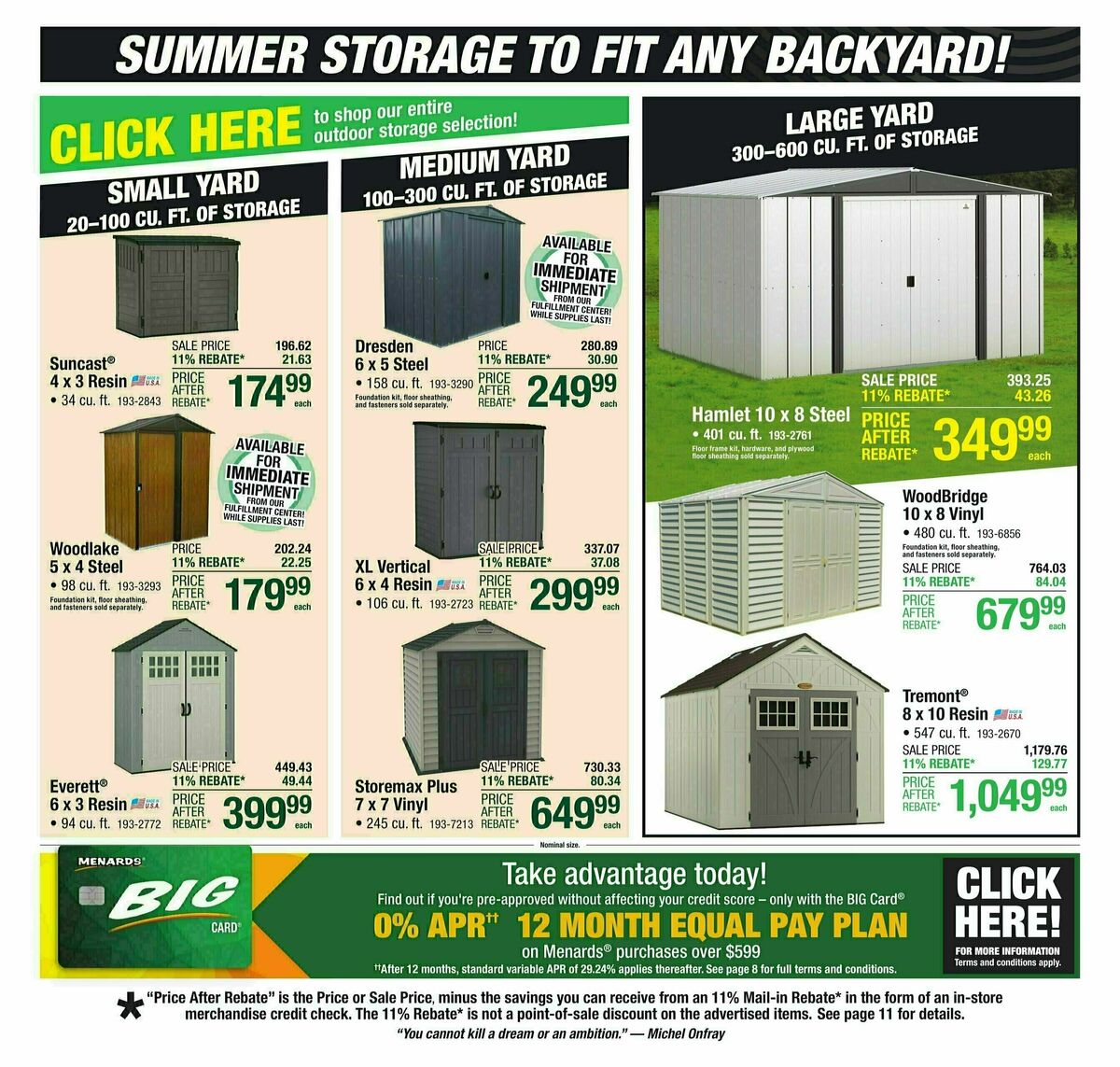 Menards Weekly Ad from July 2