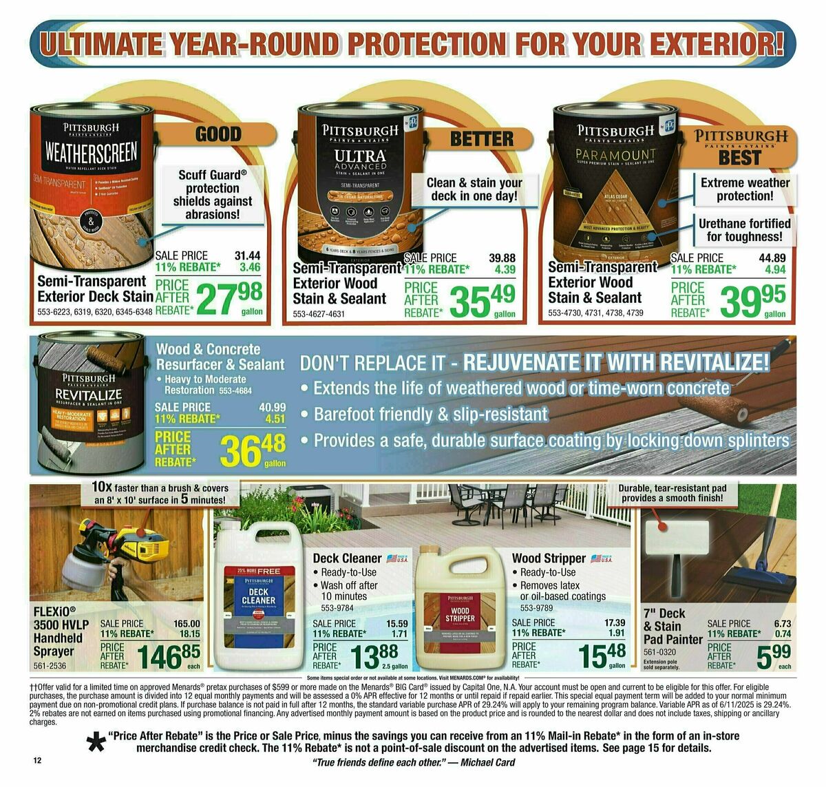 Menards Weekly Ad from July 9