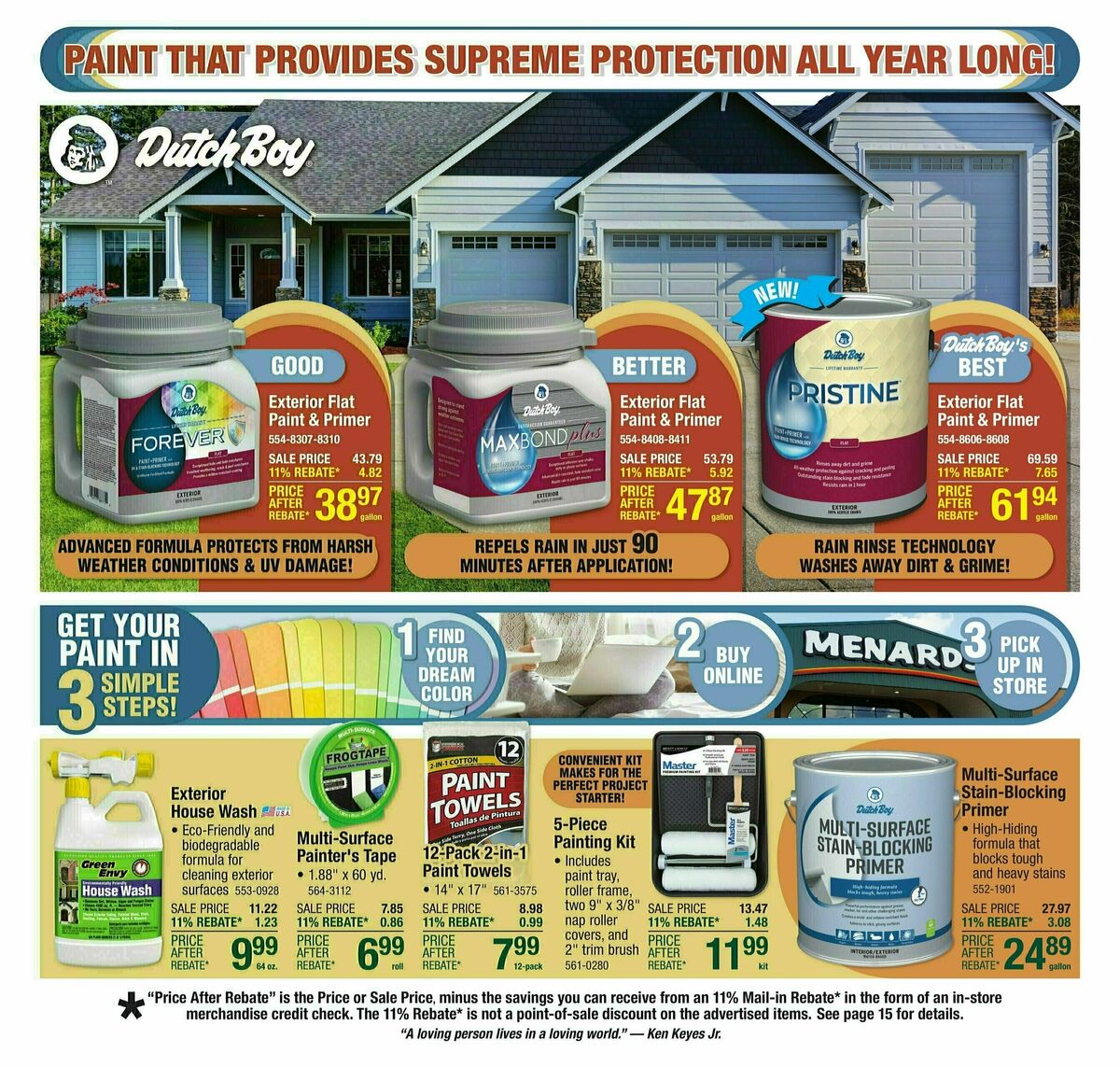 Menards Weekly Ad from July 9
