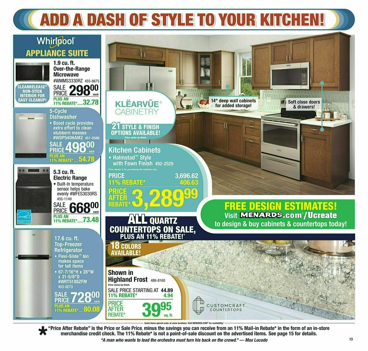 Menards Weekly Ad from July 9