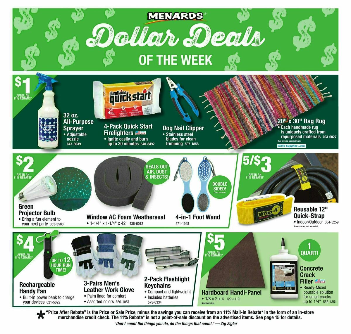 Menards Weekly Ad from July 9